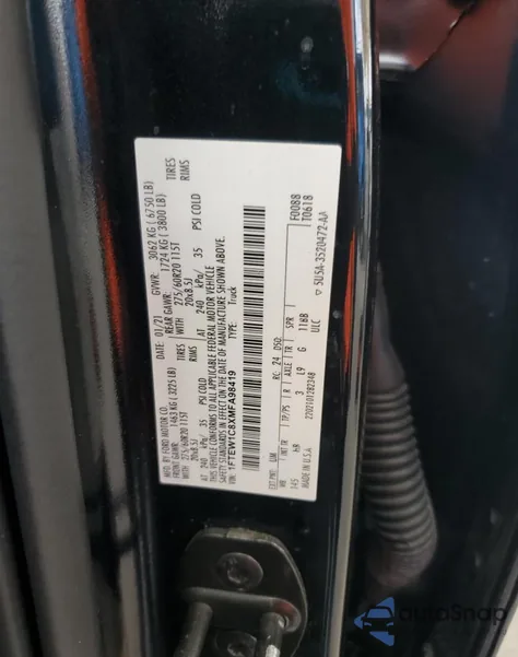 2021 Ford F150 Supercrew from USA, damaged, VIN 1FTEW1C8XMFA98419